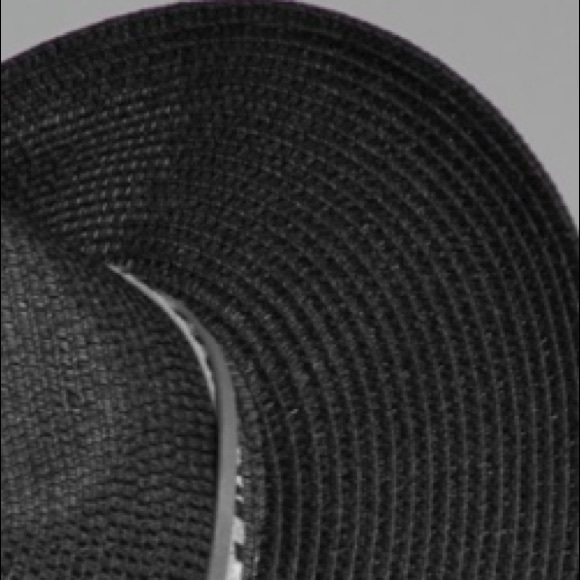 Boho Chic Wide Brim Panama Hat With Double Trim - Picture 6 of 9